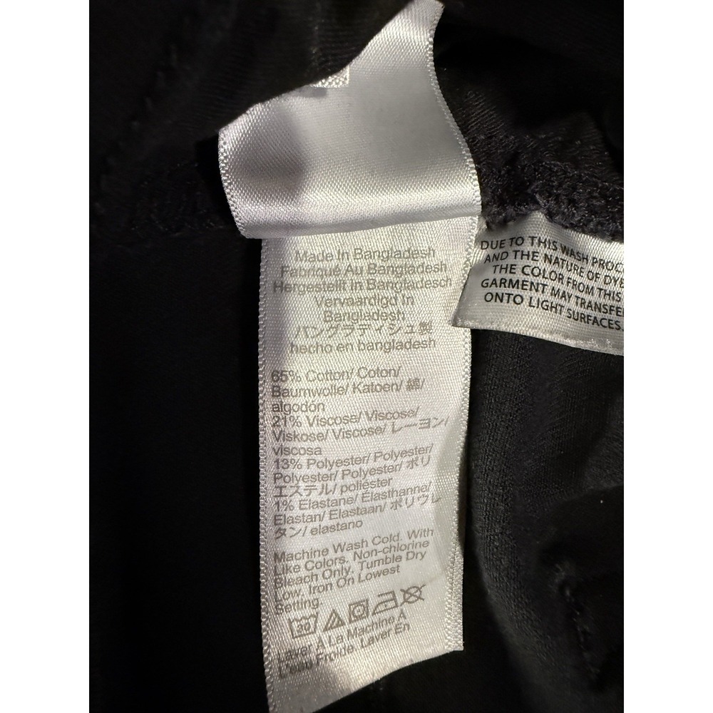 J. Crew 10" High-Rise Skinny Jeans Women's Size 33 Black Denim Stretch - Picture 4 of 7